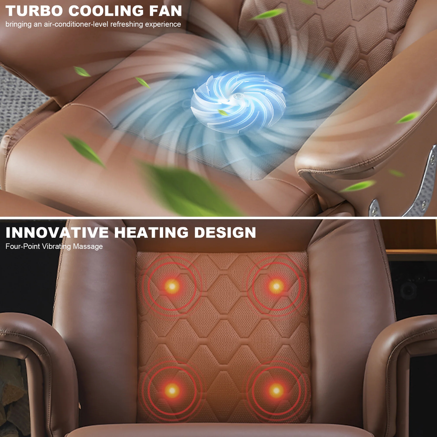 Asari Leather Executive Electric Massage Chair