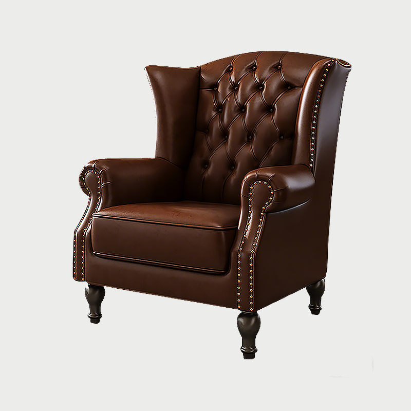 Bolster Leather Chair