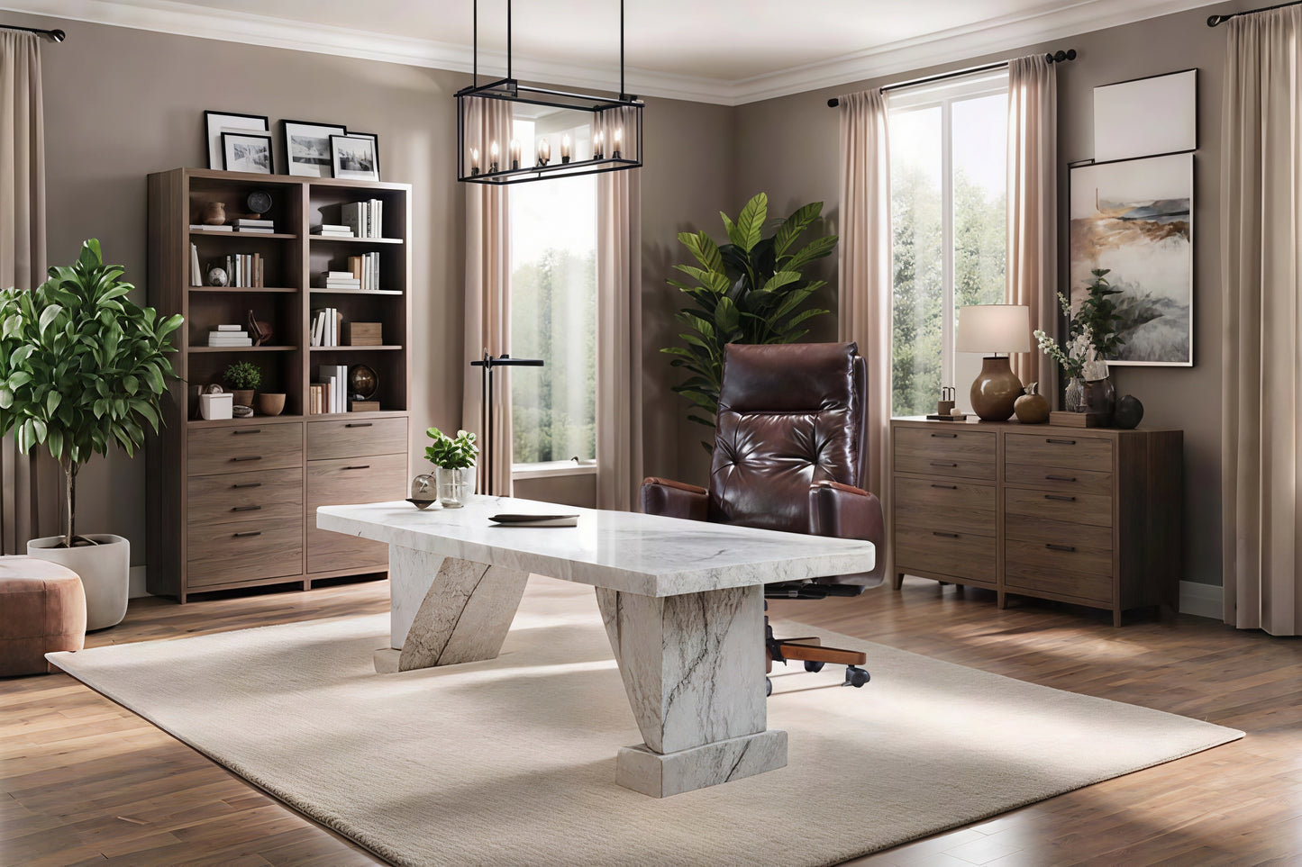 Fallyn Leather Executive Chair