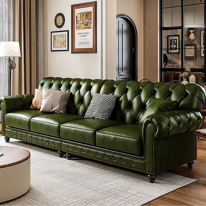 Traeger Tailored Leather Sofa