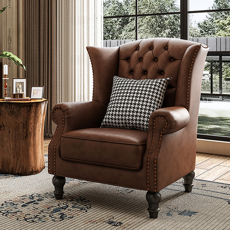 Amish Leather Chair
