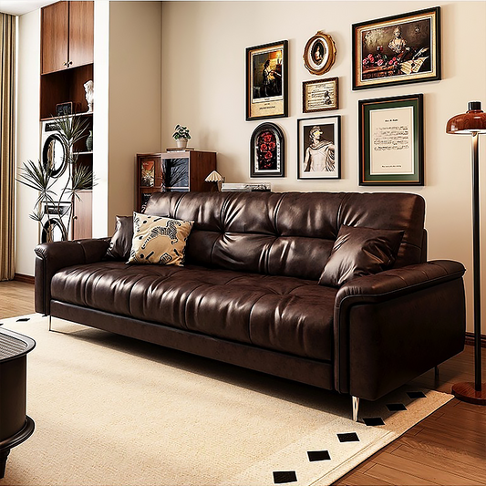 Striad Tailored Leather Sofa