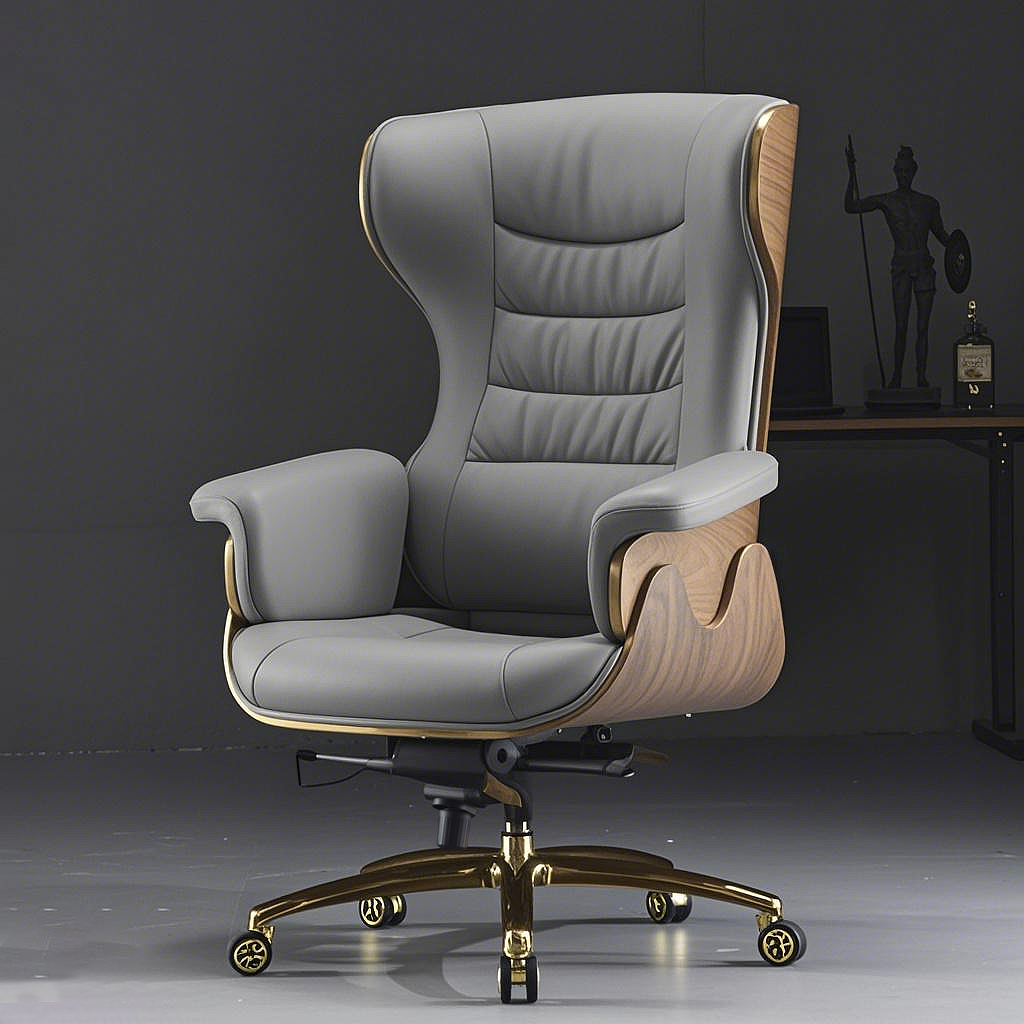 Dove Leather Executive Chair