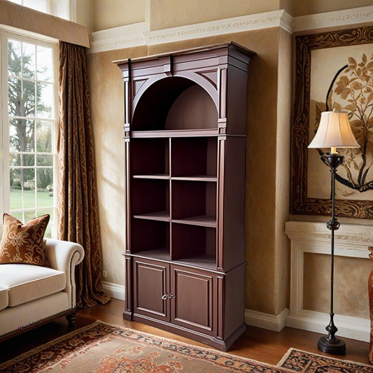 James Bookcase with Cabinet Base