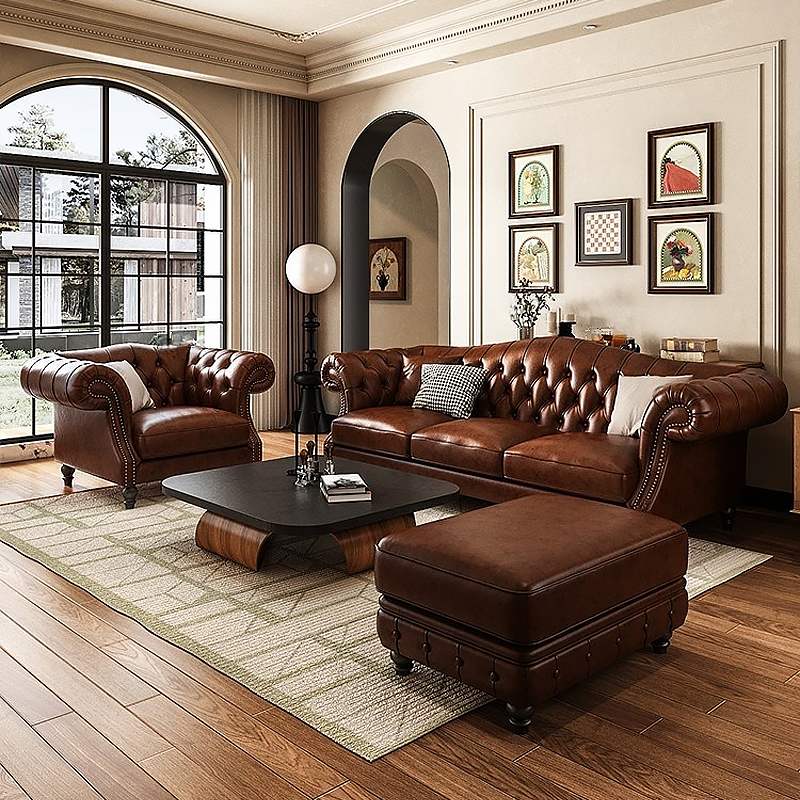 Jarvis Tailored Leather Sofa