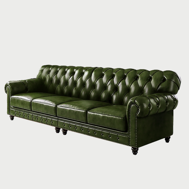 Traeger Tailored Leather Sofa