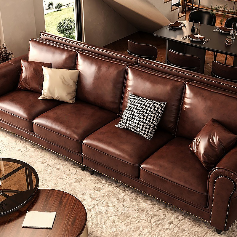 Snyder ailored Leather Sofa