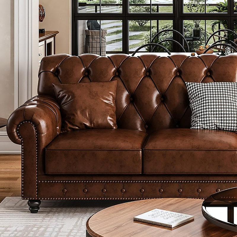 Traeger Tailored Leather Sofa