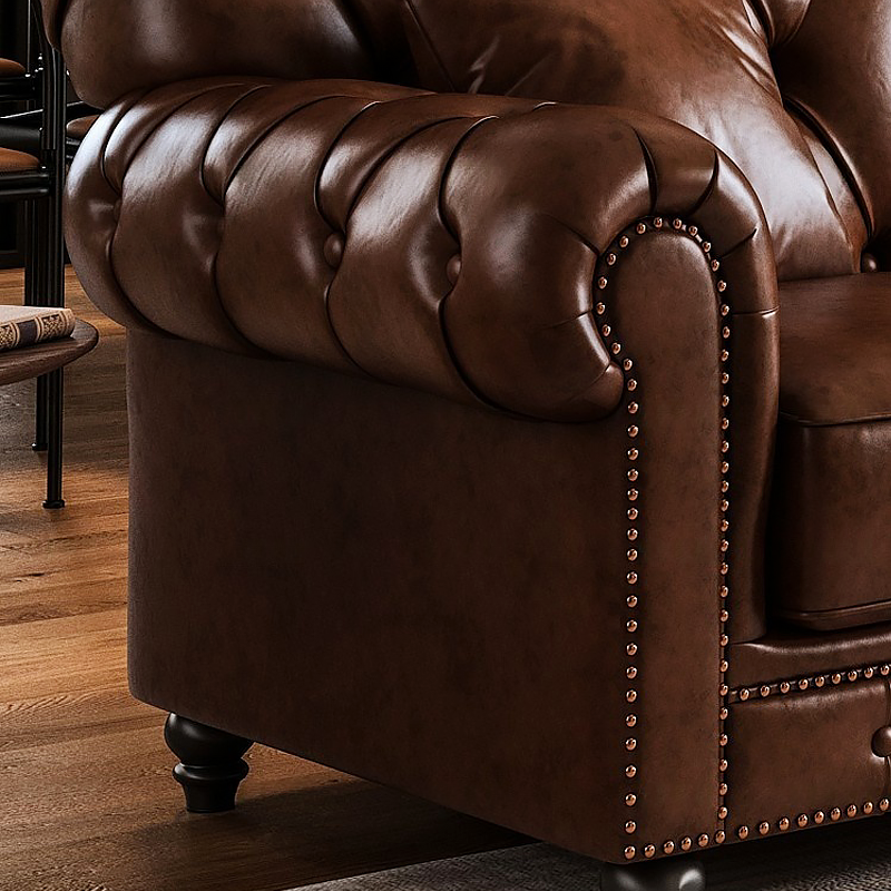 Traeger Tailored Leather Sofa