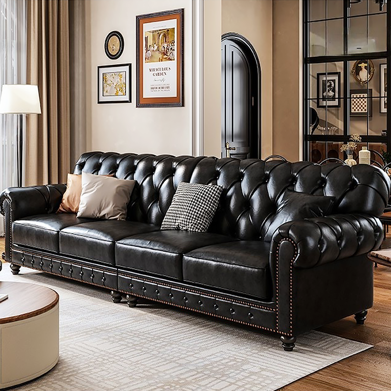 Traeger Tailored Leather Sofa