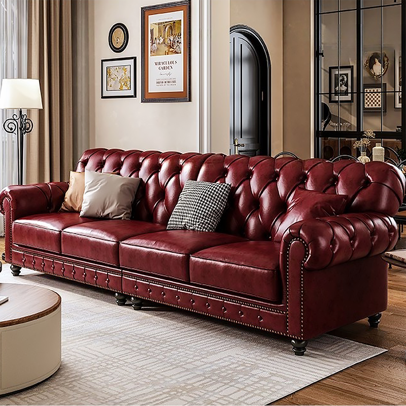 Traeger Tailored Leather Sofa