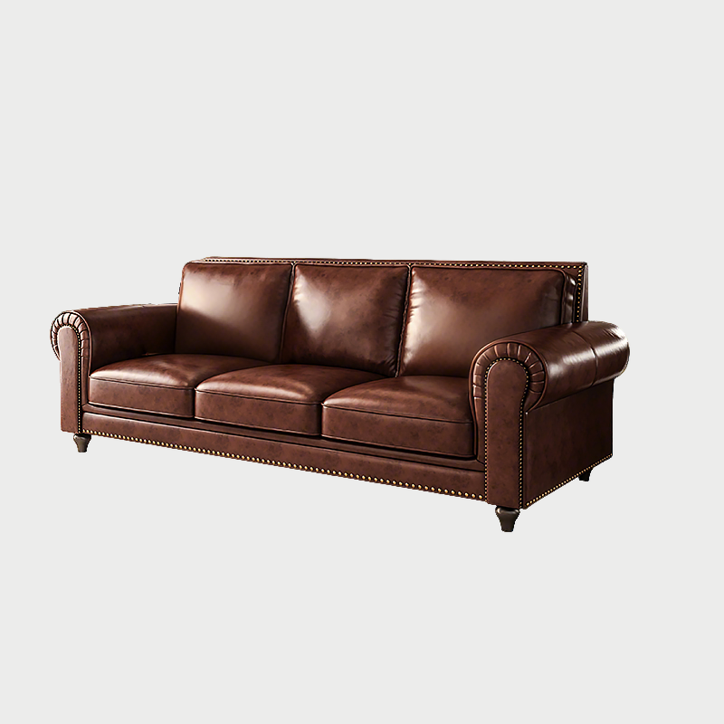 Snyder ailored Leather Sofa