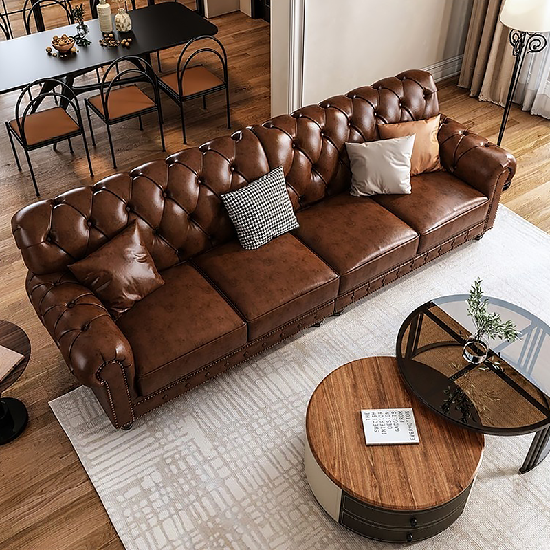 Traeger Tailored Leather Sofa