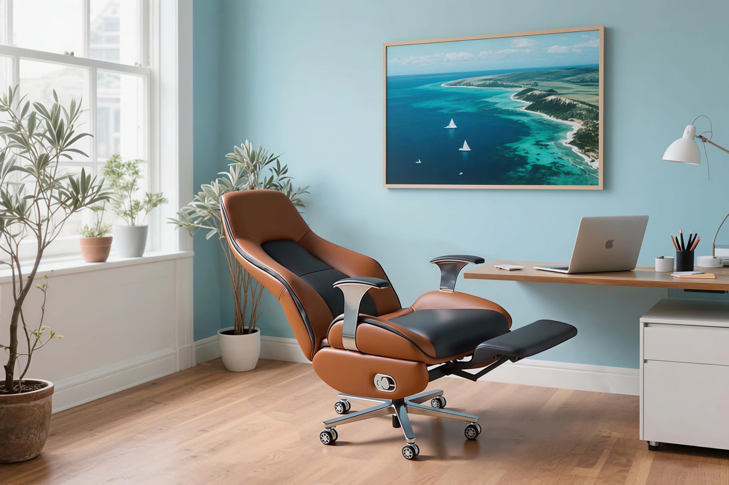 Alex Leather Executive Electric Chair