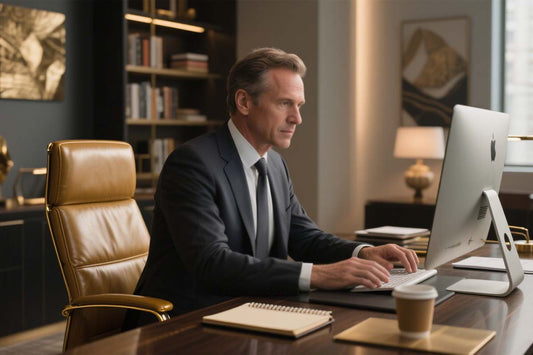 Leather office chair with ergonomic support for back pain relief in Australia