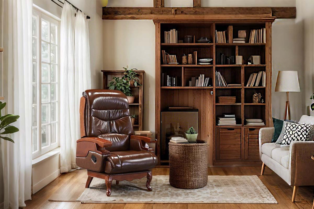 Leather office chairs under $500 with ergonomic features and quality materials