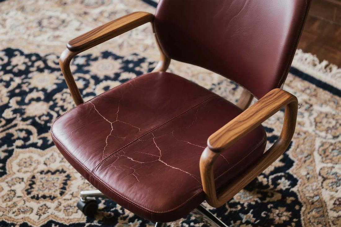 How to clean and condition a genuine leather office chair - maintenance tips to prevent cracking and extend lifespan