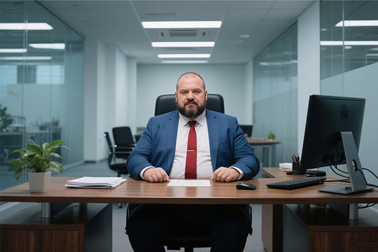 Heavy duty office chair designed for big and tall users with high weight capacity