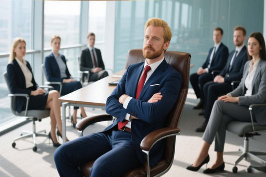 Electric reclining office chair for executives showing ergonomic features and design