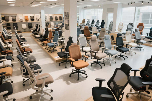 Office chair price comparison showing feature differences and quality levels