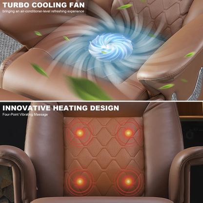 Asari Leather Executive Electric Massage Chair