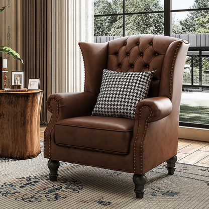 Amish Leather Chair