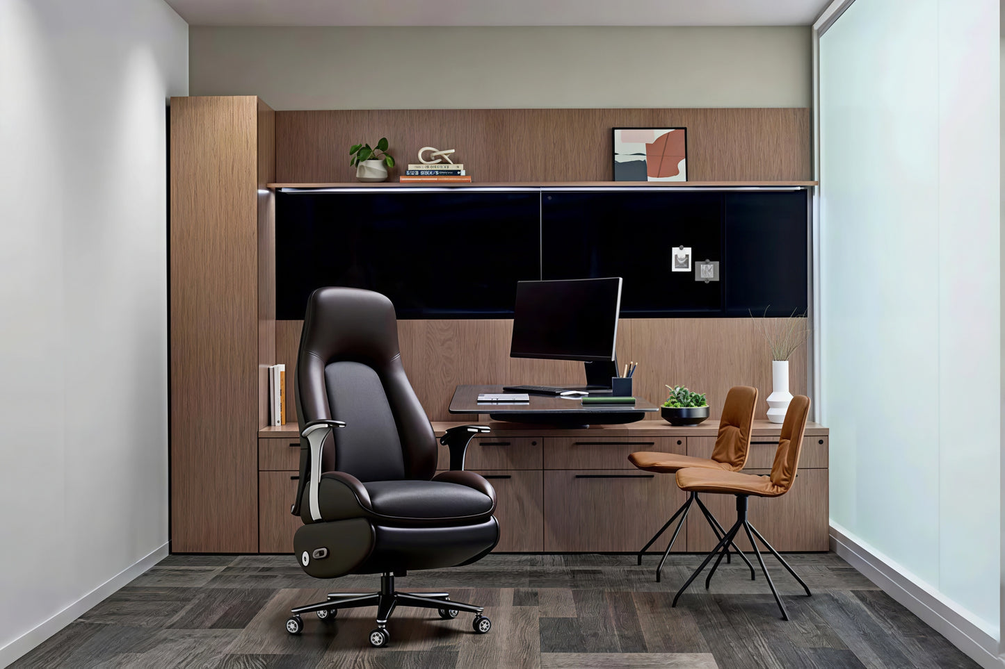 Alex Leather Executive Electric Chair