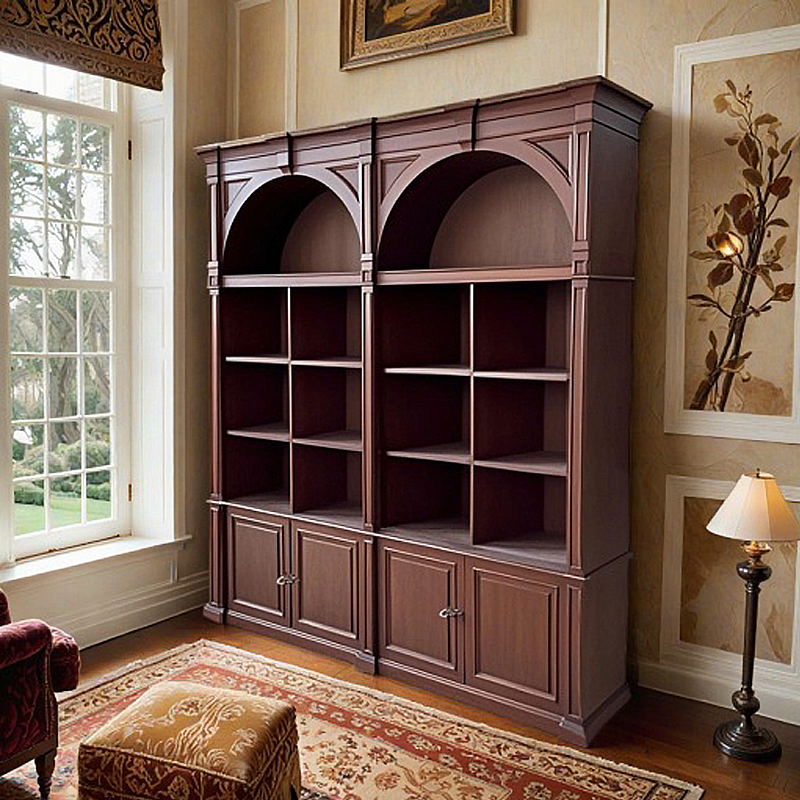 James Bookcase with Cabinet Base