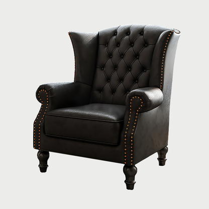 Amish Leather Chair