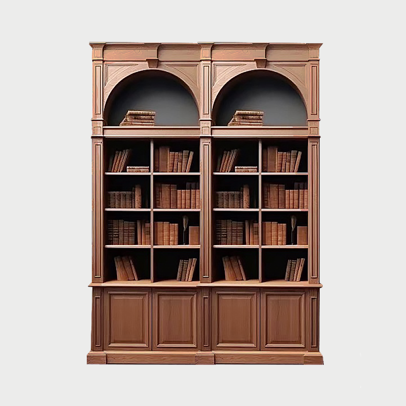 James Bookcase with Cabinet Base