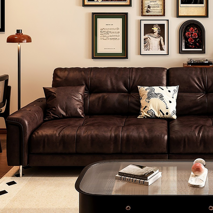 Striad Tailored Leather Sofa