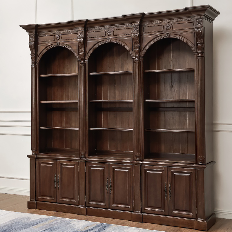 Ellington Bookcase with Cabinet Base