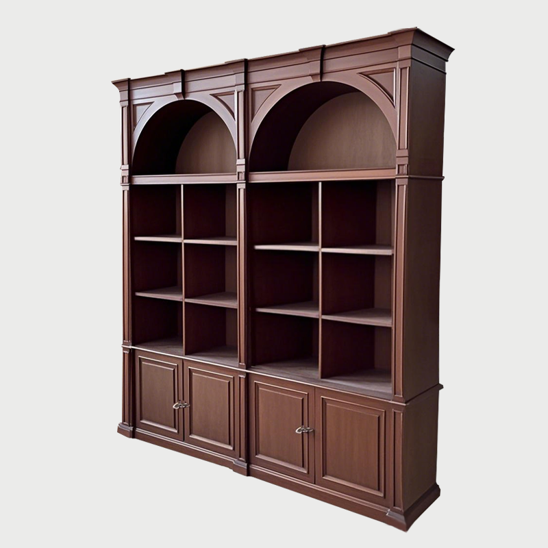 James Bookcase with Cabinet Base