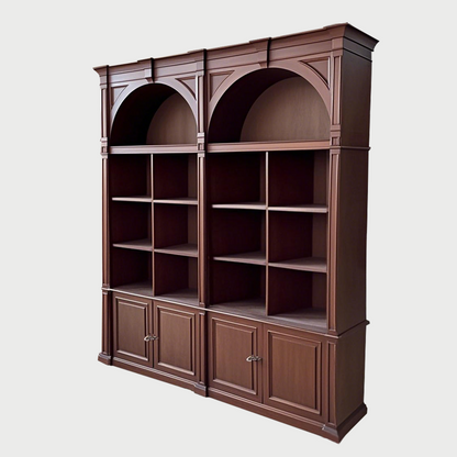 James Bookcase with Cabinet Base