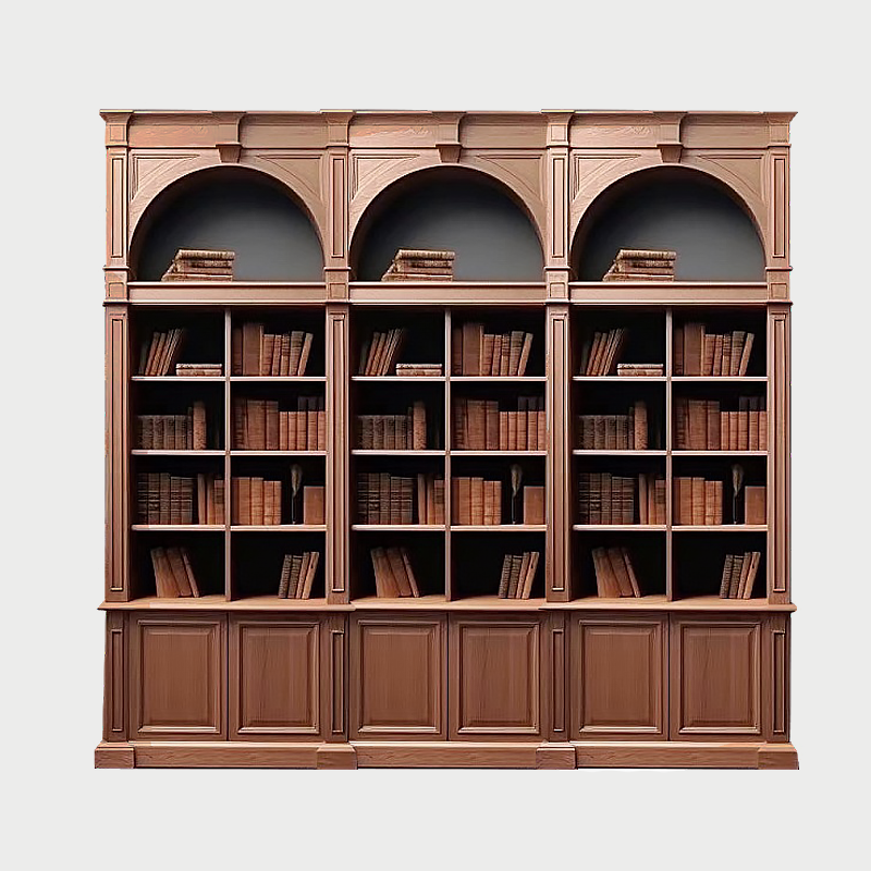James Bookcase with Cabinet Base