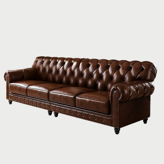 Traeger Tailored Leather Sofa