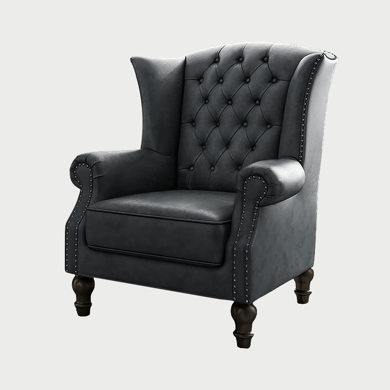 Amish Leather Chair