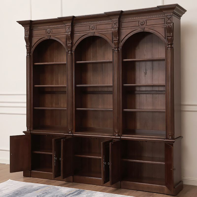 Ellington Bookcase with Cabinet Base