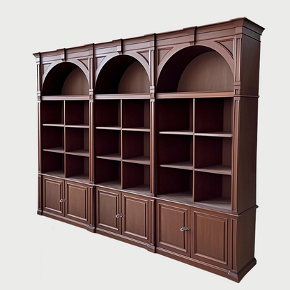 James Bookcase with Cabinet Base