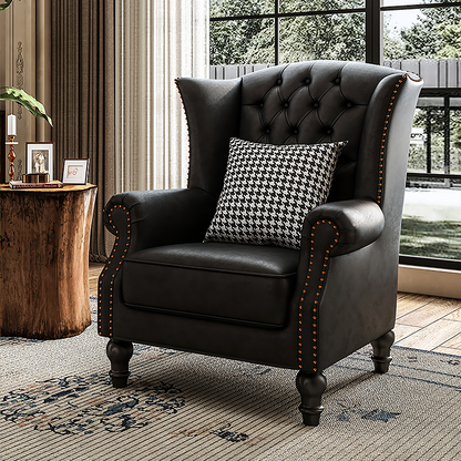 Amish Leather Chair