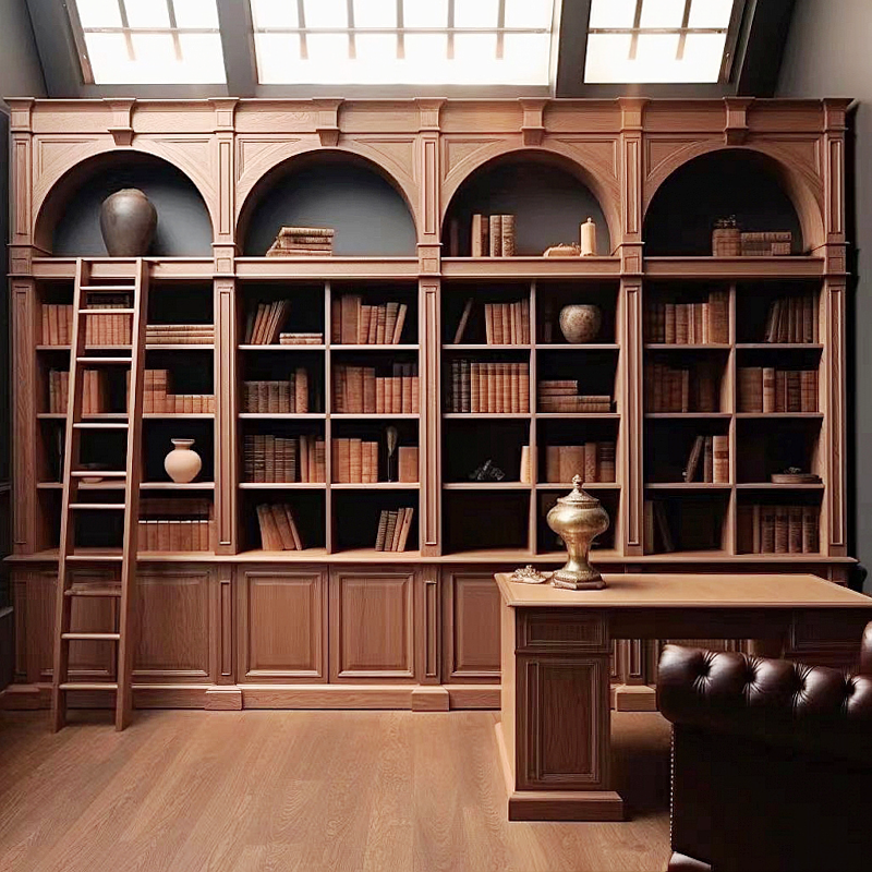 James Bookcase with Cabinet Base