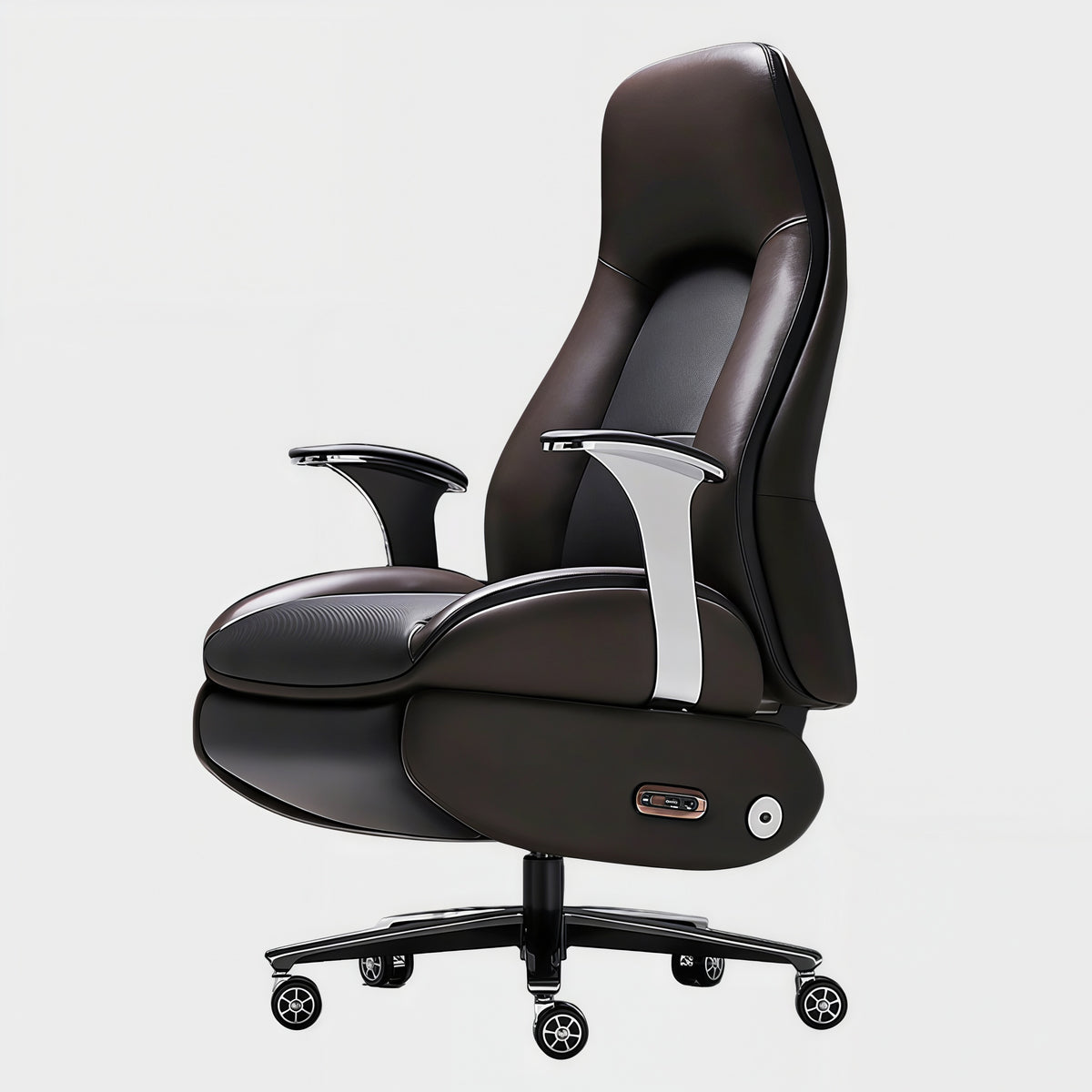 Alex Electric Executive Chair - Breathable Leather Office Chair | Povimo