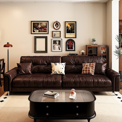 Striad Tailored Leather Sofa