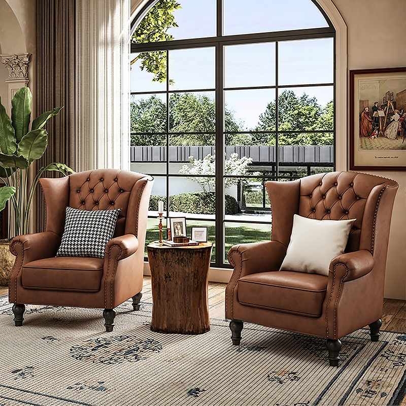 Amish Leather Chair