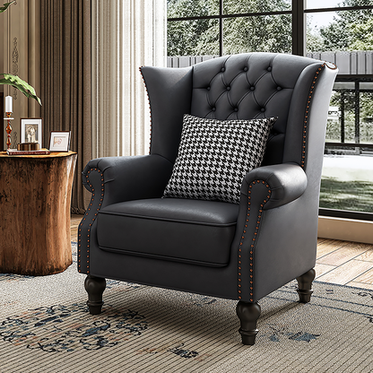 Amish Leather Chair
