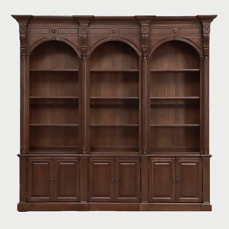 Ellington Bookcase with Cabinet Base