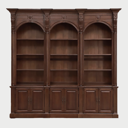 Ellington Bookcase with Cabinet Base