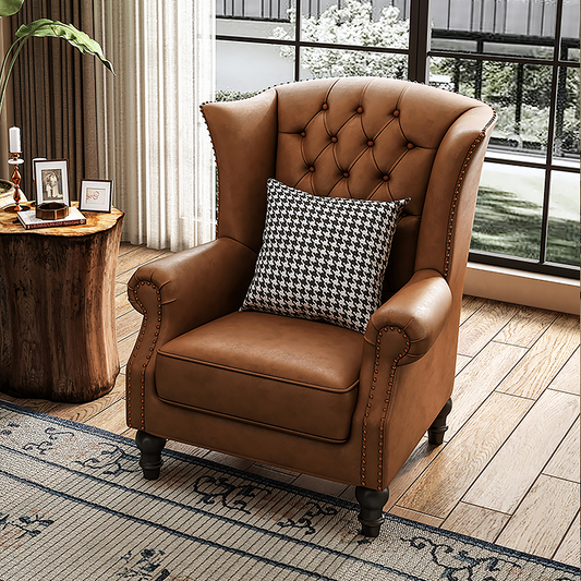 Amish Leather Chair