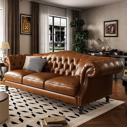 Jarvis Tailored Leather Sofa