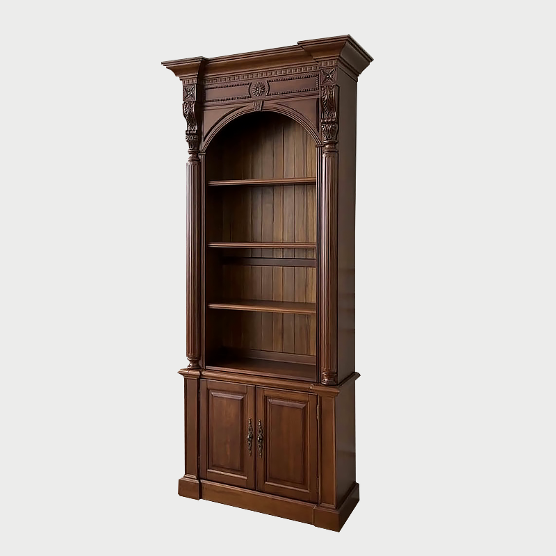 Ellington Bookcase with Cabinet Base